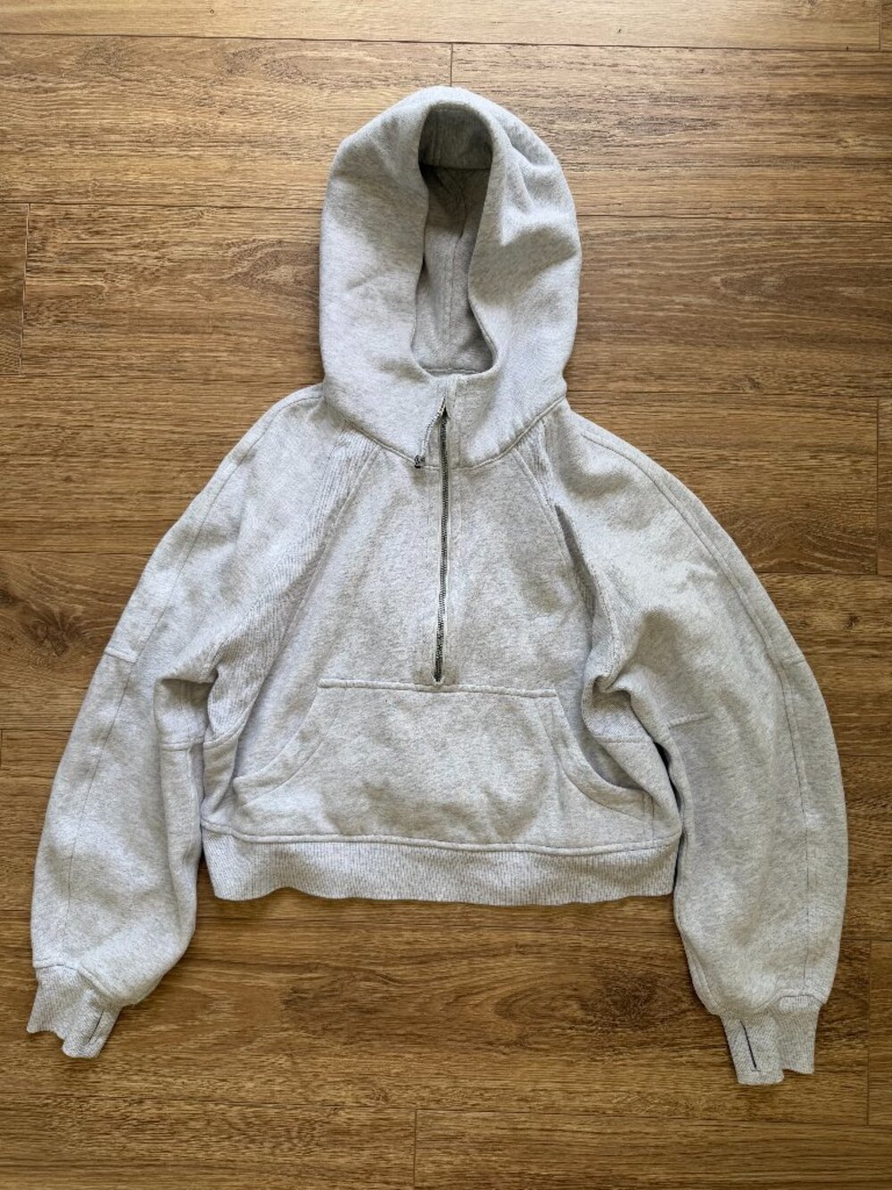 Lululemon Cropped Scuba Half Zip Hoodie